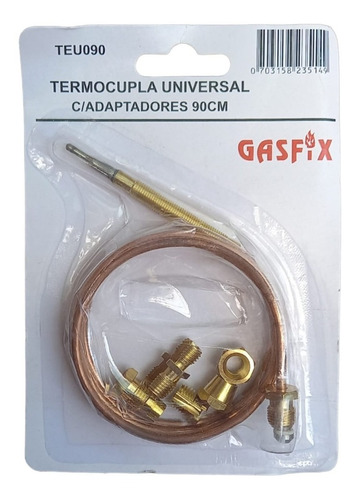 Termocupla Universal Con Adaptadores 90cm // Zimasfull