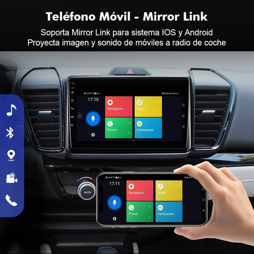Estéreo Android Para Honda City 2021-2022 Cámara Gps Fm Bt