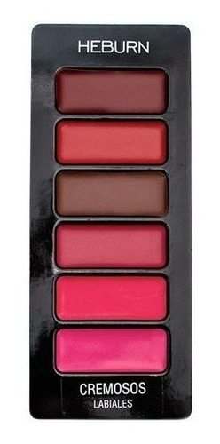 Heburn Paleta Labiales Cremosos Maquillaje Profesional 941