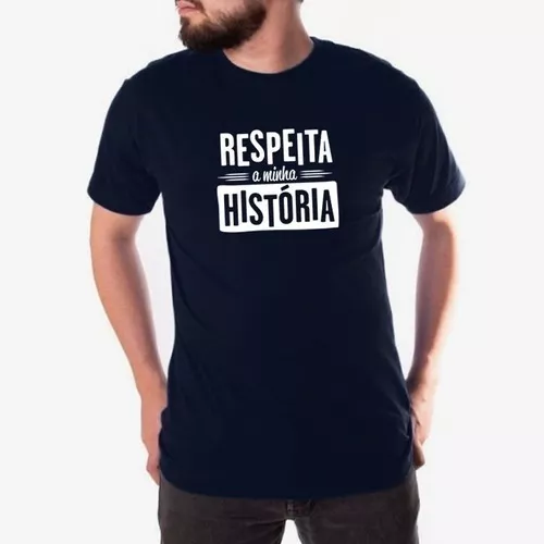 Camisa Moto Grau Favela Respeita Minha História Manga Longa