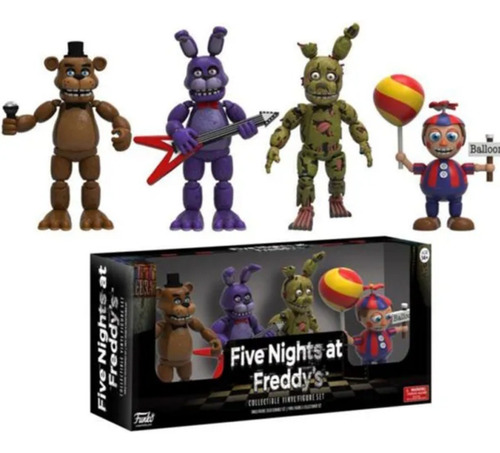 Set Figuras Five Nights At Freddys 