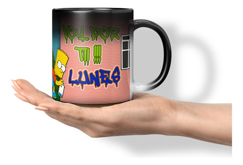 Taza Magica Cambia Color Los Simpson 6 - 11 Onzas