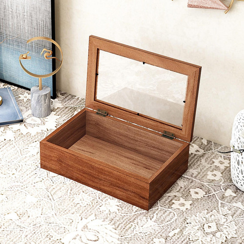 Caja De Almacenamiento De Madera Garandante De Recipientes S