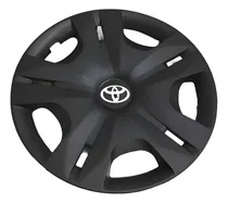 Comprar Tapones 4 Polveras Toyota Hiace Yaris R 15  Negro Mate 