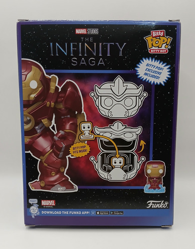 Funko Bitty Bot Hulkbuster With Iron Man Marvel Infinity Sag (Usado)