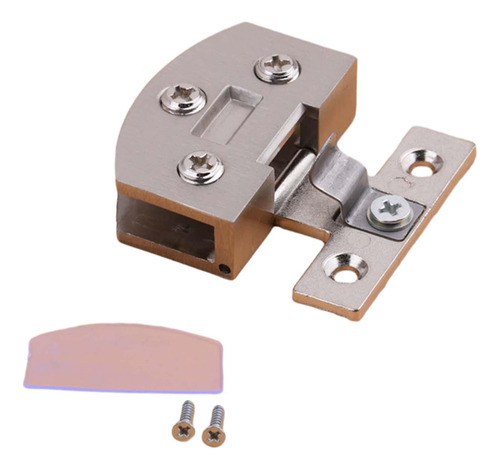 De Puerta De Vidrio, Accesorios De Para Gabinete, Clip Plata