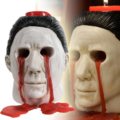 Suporte De Vela De Halloween Estátua De Halloween Com Olhos