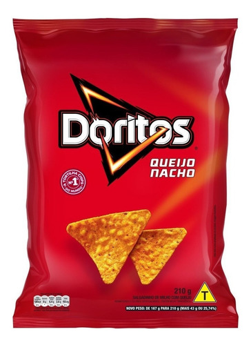Salgadinho Queijo Nacho Doritos 210g