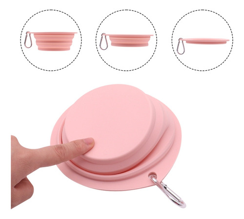 Cuenco Plegable De Silicona Para Mascotas Y Perros Para CoLG