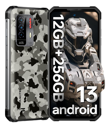 Oukitel Wp27 Celulares 12gb+256gb 6.78fhd+ 8500 Mah Android 13 64mp Cámara