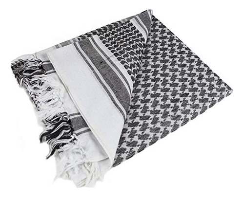 Luxns Military Inspired Scarf: Shemagh Tactical Desert 100%