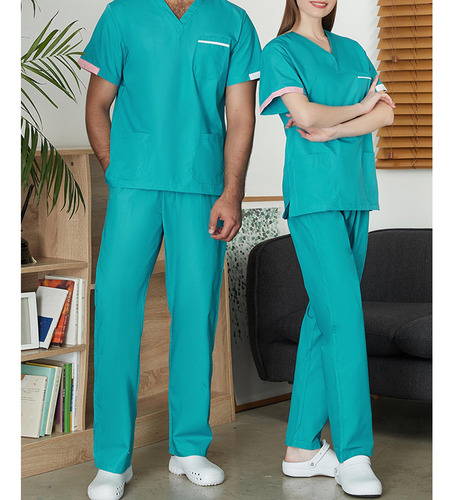 El Uniforme Friega La Ropa De Trabajo Determinada, Y Los