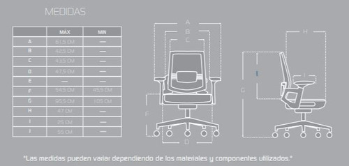 Imagen 8 de 8 de Silla Oficina Escritorio Ergonómico Premium Transpirable