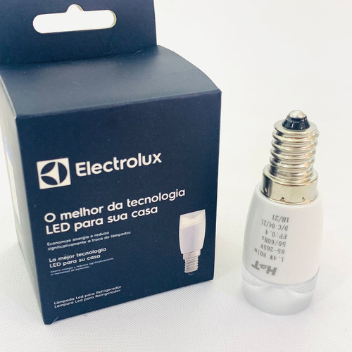 Lampada Led 127 E14 Refrigerador Electrolux Dw42x Df52 Df80x Cor da luz Branco LED 110V/220V (Bivolt)