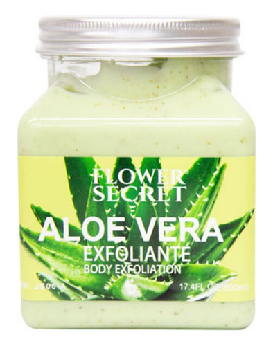 Exfoliante Corporal Aloe Vera 500 Ml Flower Secret