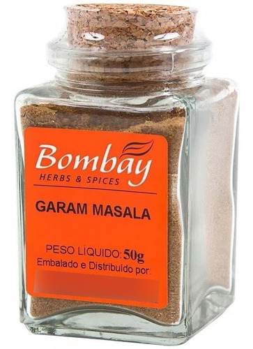 Tempero Especiarias Garam Masala Bombay Herbs & Spices 50g