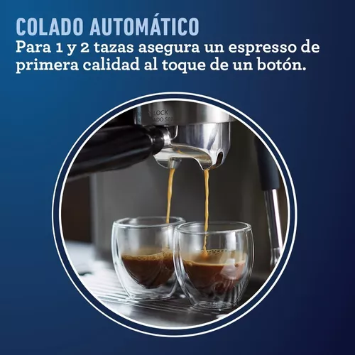Cafetera para espresso Oster® Perfect Brew 15 bar molino integrado  BVSTEM7300 - Oster