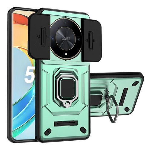 2×for Honor Magic6 Lite 5g Sliding Lens Cover Hard Back Case