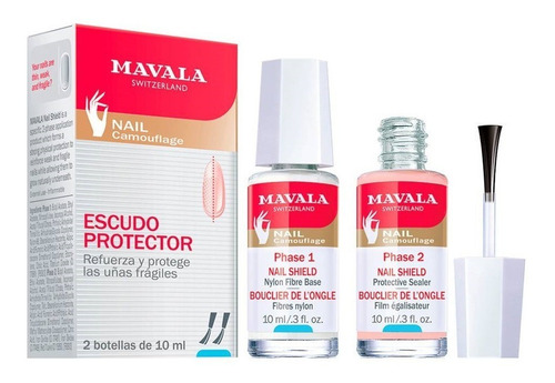 Fortalecedor De Uñas Mavala Nail Shield X 2 X 10 Ml.