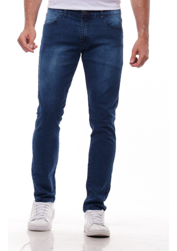 Calça Jeans Masculina Slim Fit Lycra Com Nf Atacado Envio Hj