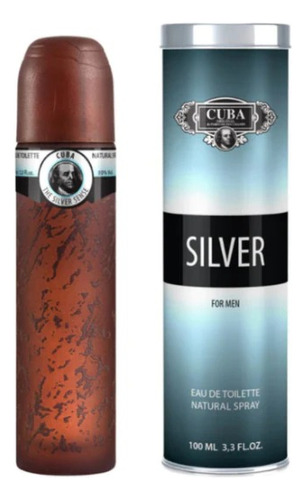 Perfume Cuba Silver Edt 100ml Hombre