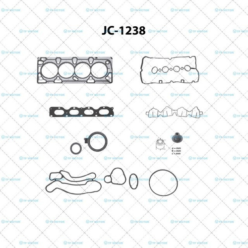 Jgo De Juntas Completo Tfvictor Chevrolet Sonic Zmx 1.6 2014