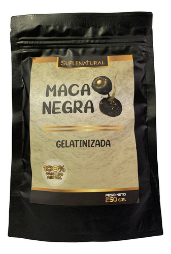 Maca Negra Gelatinizada Peruana
