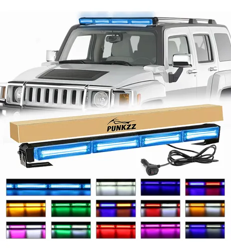 comprar Barra Torreta Estrobo Codigo Leds Cob Policia 24 PuLG 40w