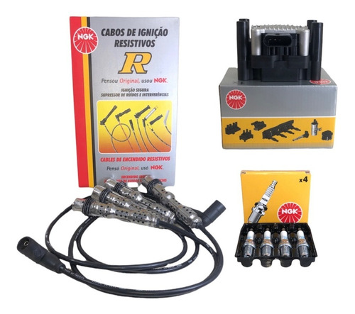 Kit Ngk Bujias Cables Y Bobina Motor Cfz Volksvagen Audi