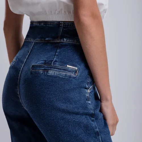 Cal a Jeans Feminina Alfaiataria Cropped Com Elastano Lez A
