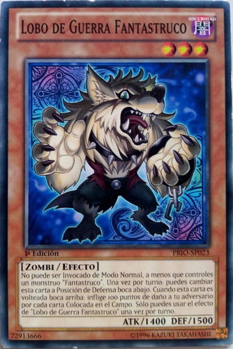 Yu-gi-oh! Tcg Lobo De Guerra Fantasmastruco Prio-sp023 1a Ed