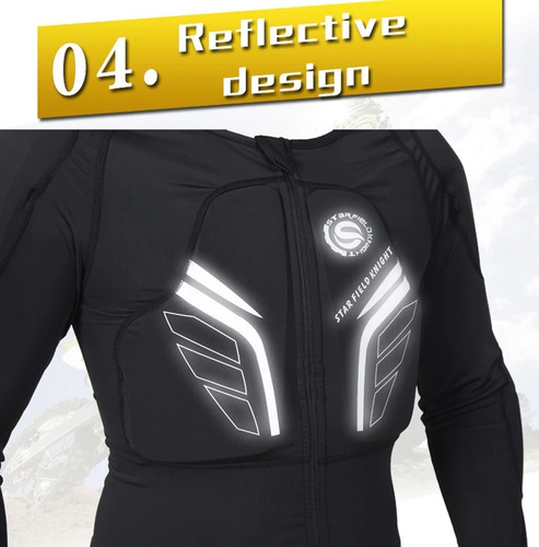 Imagen 6 de 7 de Peto Integral Moto Chamarra Protecciones Verano Motociclista