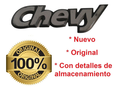 Emblema Chevy Lateral O Cajuela 1993 2003 Chevrolet Original