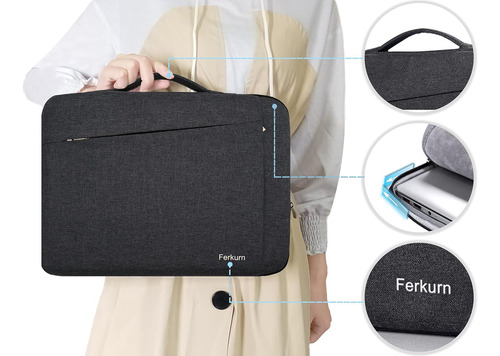 Funda Para Laptops De 15 Pulgadas (color Negro)