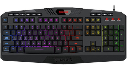 Imagen 3 de 5 de Kit Gamer Teclado Mouse Auriculares Pad Redragon Pc Xbox Ps4