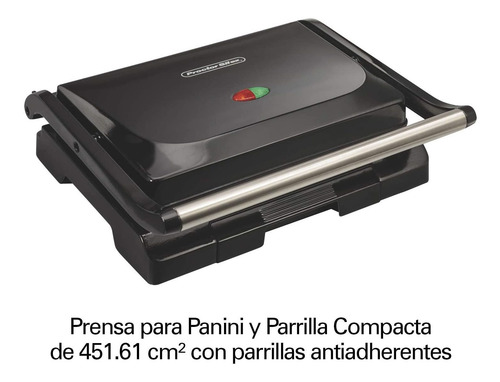 Sandwichera Compacta Prensa Panini Parrilla Proctor Silex
