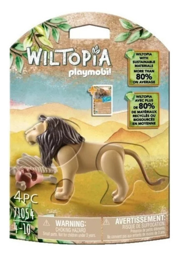 Playmobil Figura De León Wiltopia 4 Pc.