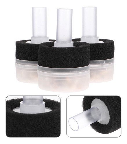 Pecera Pequeña Spong Filter, 3 Unidades