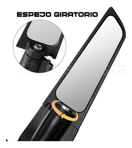 Espejos Alerón Móviles Moto Carenada, Max Protaper.