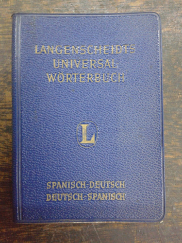 Diccionario Spanish- Deutsch / Deutsch-spanish *