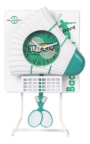 Reloj Despertador Inalámbrico Badmington Verde