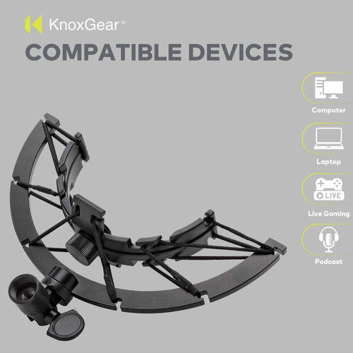 Knox Gear Soporte De Choque Multiusos Para Micrófono De Cond