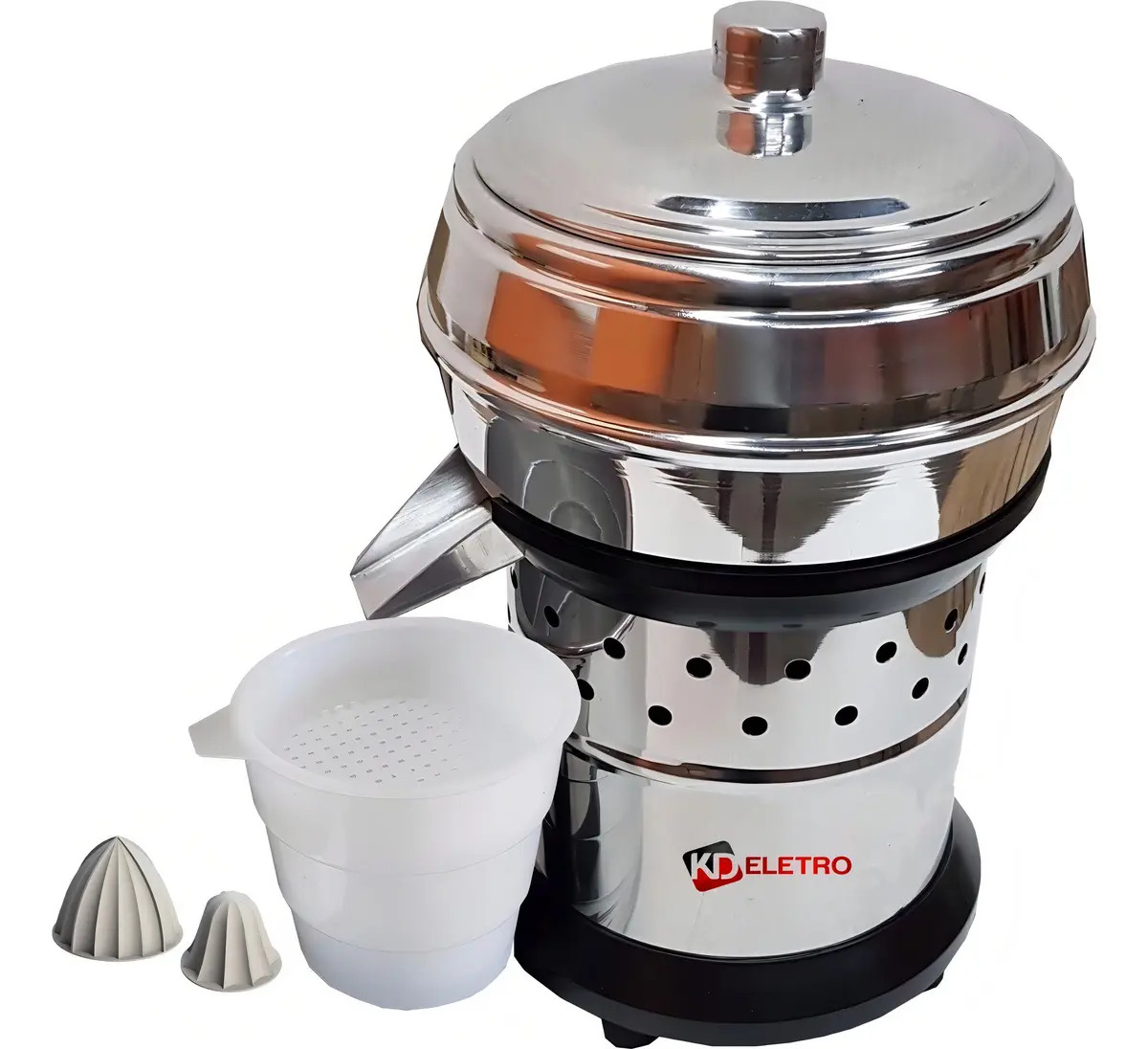 Espremedor Extrator Industrial Profissional Inox 500w Cr Frequência 60 Mhz