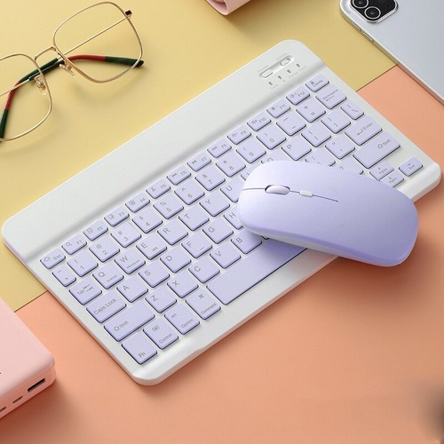 Kit De Teclado Ratón Bluetooth Y Soporte Para Teléfono Celul
