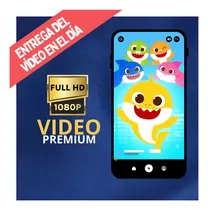 Comprar Invitación Animada Digital Tiziben Con Foto Opcional Baby Shark