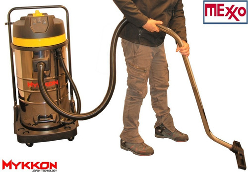 Imagen 3 de 6 de Aspiradora Industrial Polvo Agua 80 Litros 3 Motores Mykkon