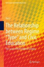 Libro The Relationship Between Regime  Type  And Civic Ed...