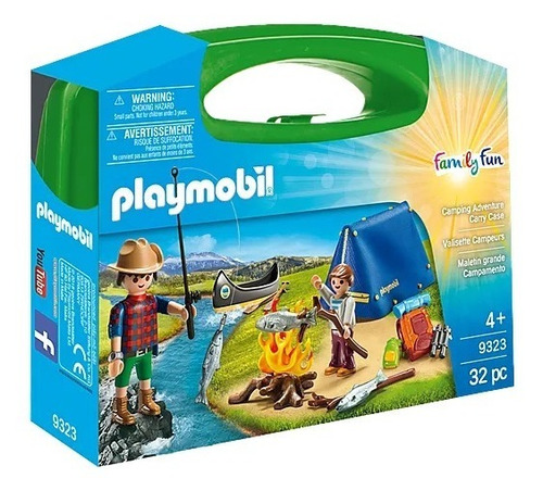 Juguete 9323 Playmobil Family Fun Maletín Grande Campamento