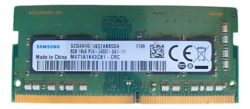 Memoria Ram Laptop 8gb Ddr4 Samsung M471a1k43cb1-crc (Usado)