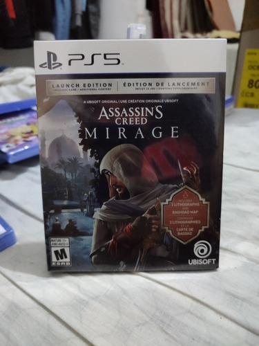 Juego Ps5 Assassins Creed Mirage Lunch Edition Nuevo Sellado